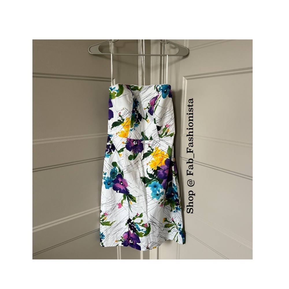 Spense White Strapless Dress